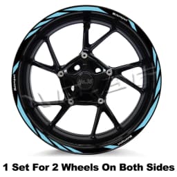 For R1250RS F900R/XR F800R S1000XR/RR/R R nine t R1200R G310R K600GTL Motorcycle Wheel Sticker Rim Stripe Decal Accessories