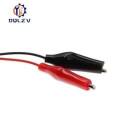 60CM Alligator Test Cilp To USB Male Female Connector Adapter Crocodile Test Clamp Clip Power Cable