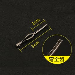 Arterial Vascular Clip Stainless Steel Microsurgical Device Temporary Blocking of Artery Clamps and Straight Bending Full Teeth