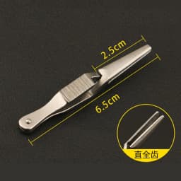 Arterial Vascular Clip Stainless Steel Microsurgical Device Temporary Blocking of Artery Clamps and Straight Bending Full Teeth