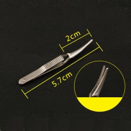 Arterial Vascular Clip Stainless Steel Microsurgical Device Temporary Blocking of Artery Clamps and Straight Bending Full Teeth