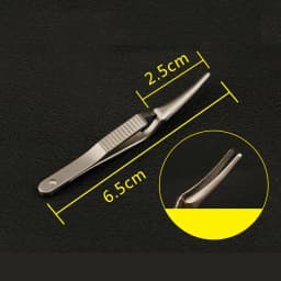 Arterial Vascular Clip Stainless Steel Microsurgical Device Temporary Blocking of Artery Clamps and Straight Bending Full Teeth