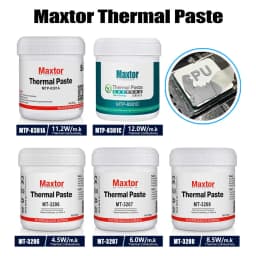 Maxtor 12W/m.k Thermal Paste 150g/300g Bulk Size, Factory Direct CPU GPU Thermal Compound for PC/PS4 Repair Shops