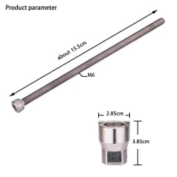 Bicycle Freehub Remover Hub Body Installer Slotted Socket Wrench Hub Remover Repair Tools 4 pcsO-rings Special-shaped Tool Hook