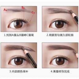 5Pcs Long Lasting Eyebrow Pencil Waterproof Tattoo Pen Eyeliner Black Brown Gray Natural Pull Eye Brow Enhancers Cosmetics Tool
