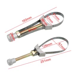 Car Oil Filter Removal Tool Adjustable 60mm to120mm Diameter Hand Tools Steel Strap Wrench