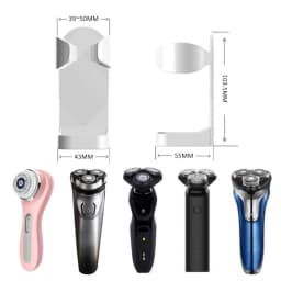 Shaver Rack Electric Toothbrush Holder Bathroom Men Razor Beauty Equipment Storage Holder Self-Adhesive Hook