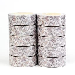 2023 NEW 1PC 10M Decor More Neutral Leaves Grid Washi Tape Set for Scrapbooking Journaling Adhesive Masking Tape Cute Stationery