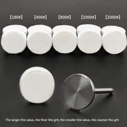 50pcs Nail Buffing Disc 15mm Polishing SandPieces For Quick Polishing Nails Manicure Tool Accessories