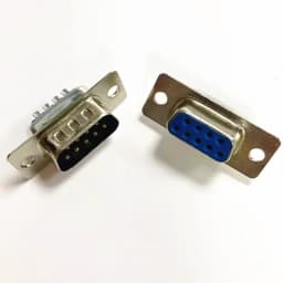 10PCS/LOT New RS232 Serial Port Connector DB9 Male and Female Socket/Plug Connector 9Pin Copper RS232 COM Socket Adapter