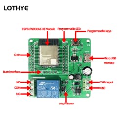 DC 7-60V Power Supply ESP32 Single Circuit Relay Module Wireless Control ESP32 Development Board ESP-32 ESP32 Smart Home