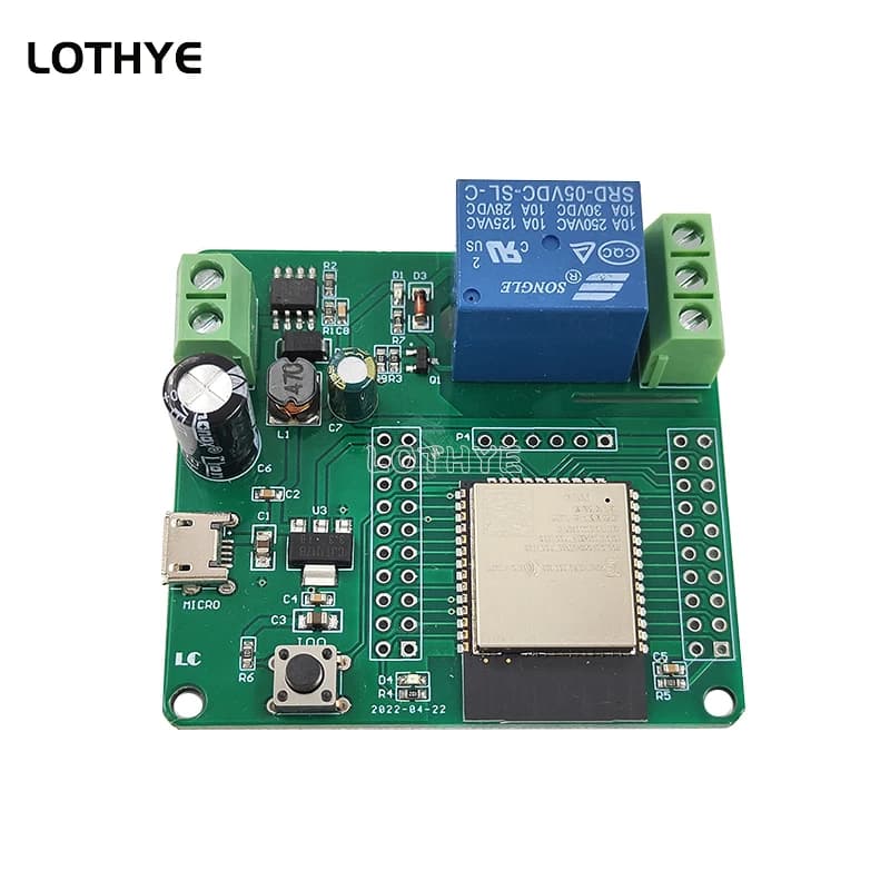 DC 7-60V Power Supply ESP32 Single Circuit Relay Module Wireless Control ESP32 Development Board ESP-32 ESP32 Smart Home
