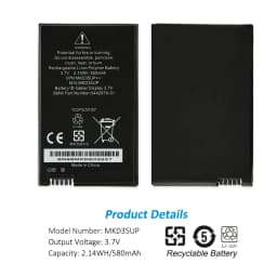 MKD35UP Remote LCD Key Battery For BMW X3 X4 X5 X6 X7 530Le 730 740 745 760LI 9442976-01 1ICP3/37/57 D-80788 6814351