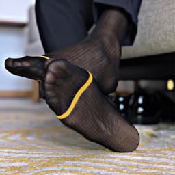 Sexy Ultra Thin Dress Tube Socks Men Sheer Stockings Man Erotic Wear Business Formal Sock Calcetines Hombre