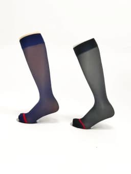 Sexy Ultra Thin Dress Tube Socks Men Sheer Stockings Man Erotic Wear Business Formal Sock Calcetines Hombre