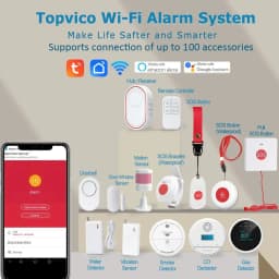 Topvico Tuya Emergency Panic Button WIFI for Elderly Alarm SOS Bracelet Wireless Caregiver Pager Watch Call Senior Fall Alert