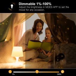 MOES WiFi Smart Filament Bulb LED Light Lamp E27 Dimmable Lighting 2700K-6500K 806Lm Tuya Alexa Google Voice Control 90-250V 7W