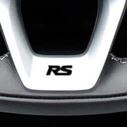 Car Interior Small Metal Sticker RS Logo Car Steering Wheel Emblem Decor For Chevrolet Cruze Captiva Aveo For Honda Civic Mugen