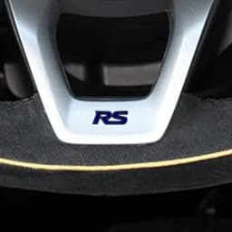 Car Interior Small Metal Sticker RS Logo Car Steering Wheel Emblem Decor For Chevrolet Cruze Captiva Aveo For Honda Civic Mugen