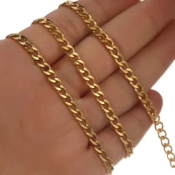 2M Thicken Stainless Steel Cuban Chains Bulk For DIY Jewelry Findings Making Necklace Materials Handmade Supplies