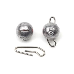 5pcs/lot Fishing Weight Sinker 3g-28g Deep Water Bullet Weight with Swivel Round Ball Sinkers Fishing Tackle Accessories