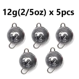 5pcs/lot Fishing Weight Sinker 3g-28g Deep Water Bullet Weight with Swivel Round Ball Sinkers Fishing Tackle Accessories