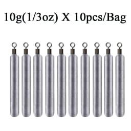 10pcs/lot Fishing Sinker 3.5g 5g 7g 10g 14g 20g Fishing Weights Sinkers Carp Fishing Baits Sinker Fishing Tackle Accessories