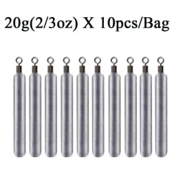 10pcs/lot Fishing Sinker 3.5g 5g 7g 10g 14g 20g Fishing Weights Sinkers Carp Fishing Baits Sinker Fishing Tackle Accessories