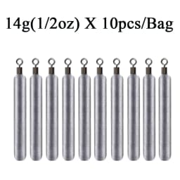 10pcs/lot Fishing Sinker 3.5g 5g 7g 10g 14g 20g Fishing Weights Sinkers Carp Fishing Baits Sinker Fishing Tackle Accessories