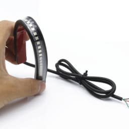 Flexible 48 LED Motorcycle Light Bar Strip Tail Brake for Indian Scout Bobber Mt 09 Keeway Bmw 1200Gs Crf 250F
