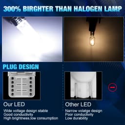 2/10x W5W T10 Led Bulbs Canbus 168 194 12pcs 2835 Chips Car Interior Dome Reading License Plate Light Signal Lamp 6000K 12V