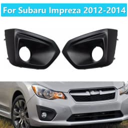 For Subaru Impreza 2012-2014 Car Styling Auto Front Fog Cover Fog Bumper Grille anti-fog lamp frame Front bumper fog lamp cover