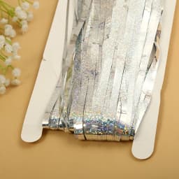 Cheap as a Party Metallic Tinsel Foil Fringe Curtains Backdrop for Birthday New Year Eve Party Photo Wedding Baby Shower Decor