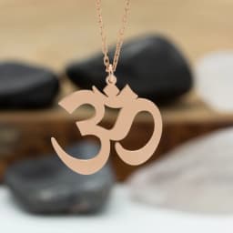 OM Chakra Necklace Mala Yoga Chakra Buddha OM Necklace Stainless Steel OM Pendant Chain Mala Necklace Pendant Ange 7 Chakras