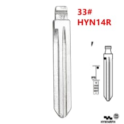 10pcs HYN14R Flip Blank key Blade 33# HYN14RFH for Hyundai Accent HYN14RFH Key Blade for KD keydiy xhorse VVDI remotes