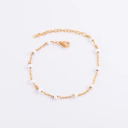 Stainless Steel Gold Plated Beads Chain Necklace for Women Choker Colored Enamel Bracelets Anklet Trend Waterproof Jewelry