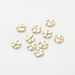 30Pcs 4/6/8mm 14K/18K Gold Color Brass Round Wave Spacer Beads for DIY Jewelry Making Supplies Findings Accessories
