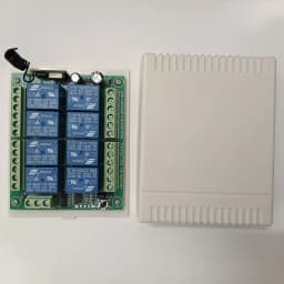 433MHZ DC 12V 24V 8CH R----F Wireless Remote Control Switch Remote Control System Receiver Industrial Transmitter 8CH Relay