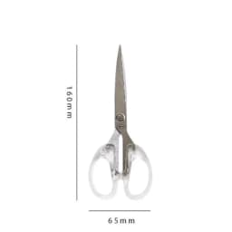 Simplicity Transparent Handle Stationery Scissors Home Furnishing for Fine Art Soft Decor Journal Cutting Tools Office Supplies