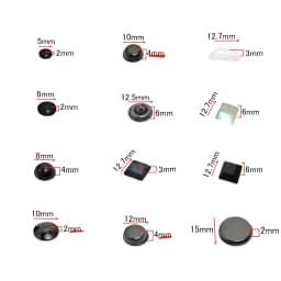 18-100Pcs Soft Silicone Rubber Anti Slip Bumpers Feet Pads Damper Buffer Cabinet Bumpers Silicone Furniture Pads Drawer Door Pad