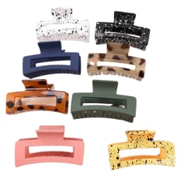 Korean Women Girls Plastic Hair Claws Clips Headwear Large Size Pin Crab Barrette Fashion Ornament Accessories