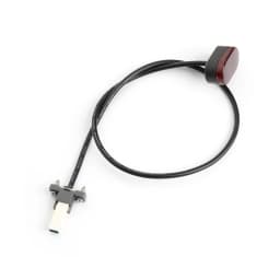 Rear Fender TailLight For Ninebot Max G30 G30L Electric Scooter Waterproof Signal License Plate Brake Light Accessories