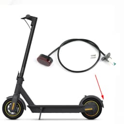Rear Fender TailLight For Ninebot Max G30 G30L Electric Scooter Waterproof Signal License Plate Brake Light Accessories