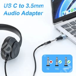 USB Type C to 3.5mm Earphone Magnetic Adapter Type C DAC Digital Audio HiFi 3.5mm Jack Aux Converter For Xiaomi Redmi Samsung