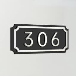 Acrylic Door Plate Shop Sign Customized 3D House Number for Office Home Flats Store Bar Hotel Apartment with Sticker or Magnet