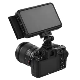 1 PCS 1/4" Screw Quick Release Monitor Holder Camera Clamp Swivel and Tilt Adjustable Monitor Mount with Cold Shoe