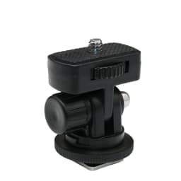 1 PCS 1/4" Screw Quick Release Monitor Holder Camera Clamp Swivel and Tilt Adjustable Monitor Mount with Cold Shoe