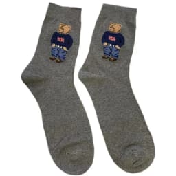 Good Quality Cartoon Gentleman Bear Men's Socks Cotton Harajuku Style Sport Boys Skateboard Novelty Breathable Christmas Gifts