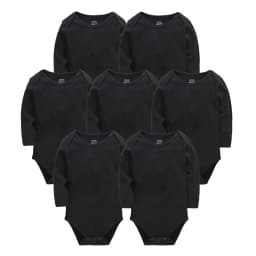 Solid White Baby Clothes Long Sleeve Cotton Baby Girls Boys Bodysuit Newborn body bebe 0-24 months Infant Jumpsuit