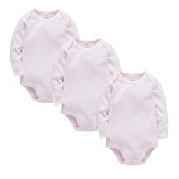 Solid White Baby Clothes Long Sleeve Cotton Baby Girls Boys Bodysuit Newborn body bebe 0-24 months Infant Jumpsuit